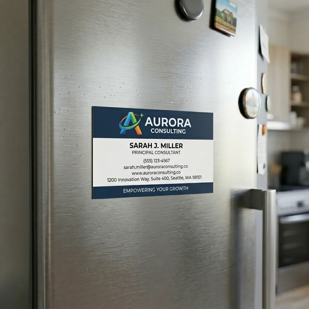 Fridge Magnet Business Card
