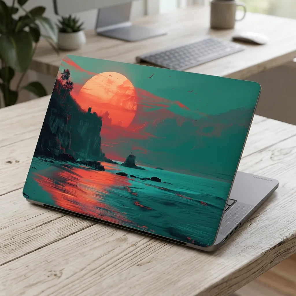 Coastal Landscape Fantasy Laptop Skin