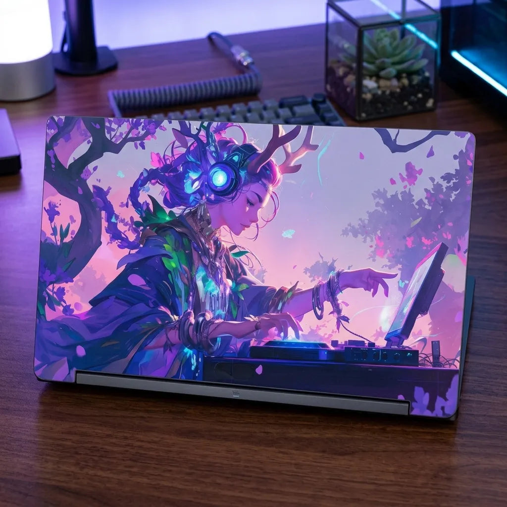 Fantasy DJ Anime Laptop Skin