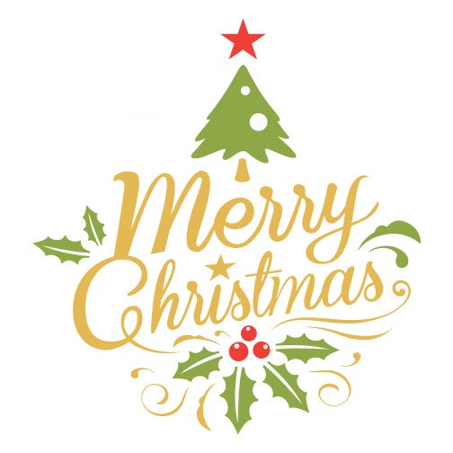 Merry Christmas Wall Vinyl