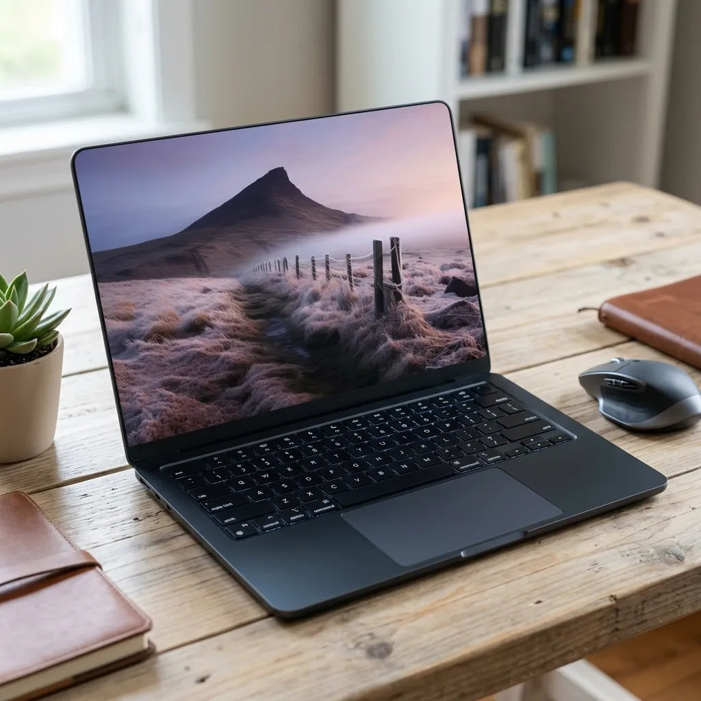 Morning Glacier View Laptop Skin