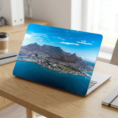 Aerial View of Cape Town Laptop Skin