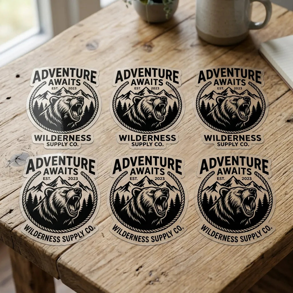 Custom Shape Stickers - Gloss Clear