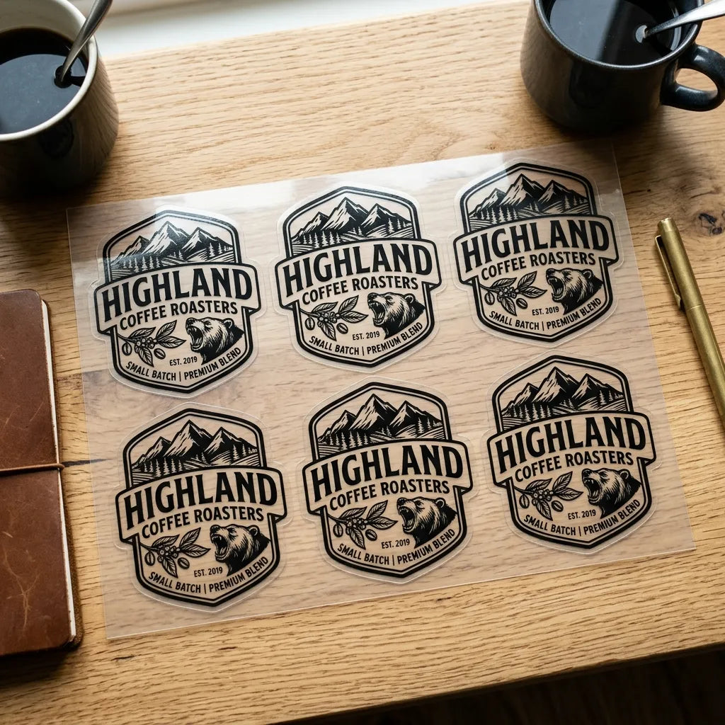 Custom Shape Stickers - Gloss Clear