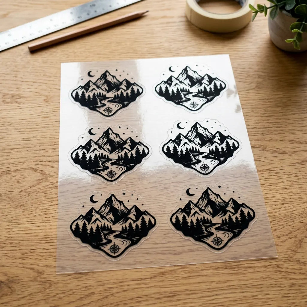 Custom Shape Stickers - Gloss Clear