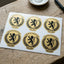 Custom Shape Stickers - Matte gold