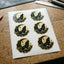 Custom Shape Stickers - Matte gold