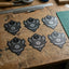 Custom Shape Stickers - Matte silver