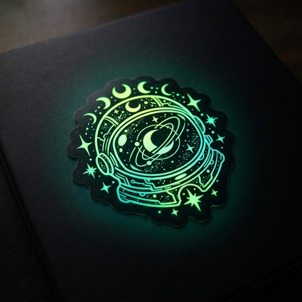 Die Cut Stickers - Glow in the Dark