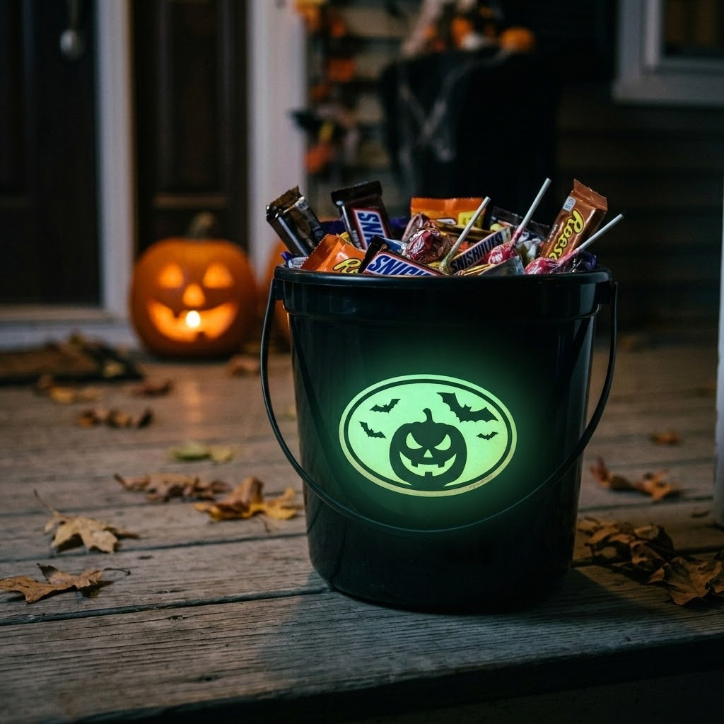 Oval Stickers - Glow in the Dark