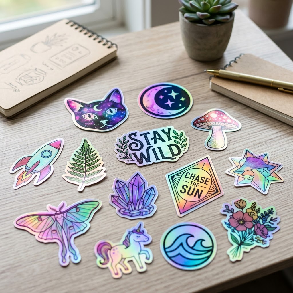 Die Cut Stickers - Holographic