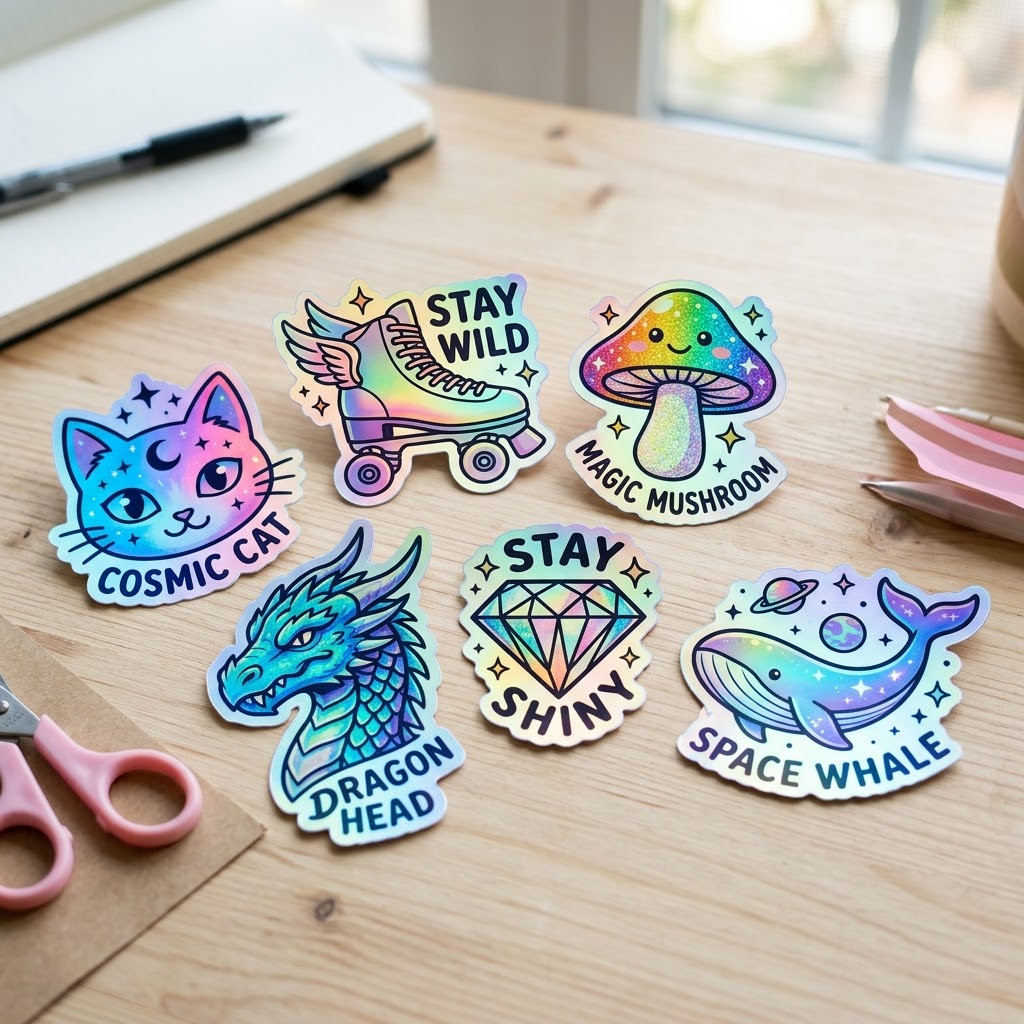 Die Cut Stickers - Holographic