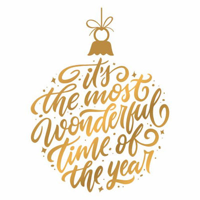 It's The Most Wonderful Time of the Year Wall Sticker