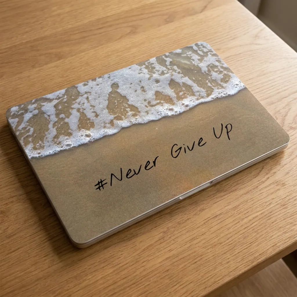 Laptop Skin – #Never Give Up
