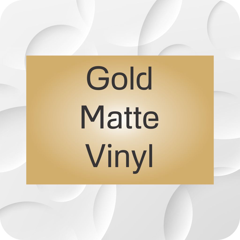 Rectangle Stickers - Matte gold
