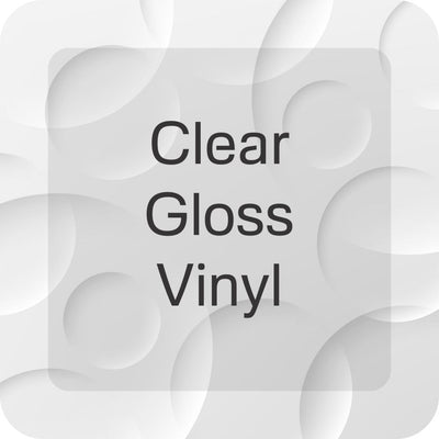 Rounded Corner Stickers - Gloss Clear