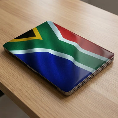 SA Flag Laptop Skin – Realistic Wave