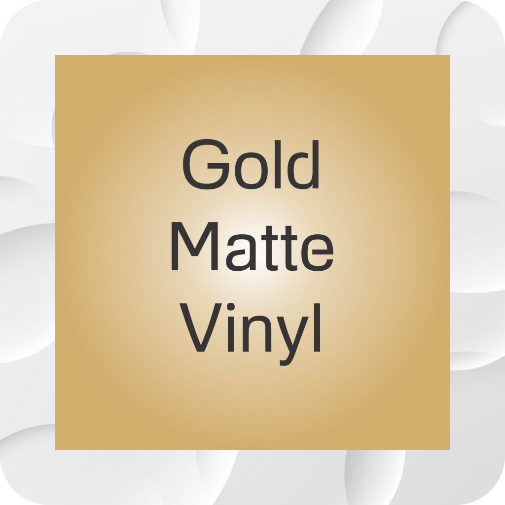 Square Stickers - Matte gold