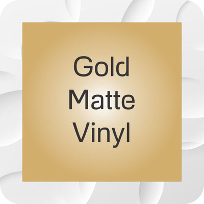 Square Stickers - Matte gold