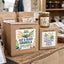 Square Stickers - Matte White
