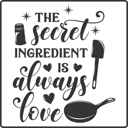 The Secret Ingredient is always love – Simply Stickers