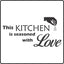 This kitchen is seasoned with love