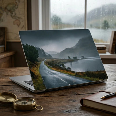 Winding Scottish Road Laptop Skin